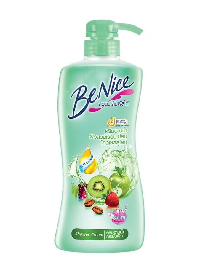 Be nice Shower Cream Fruit Essence Moisturizing, Gentle Cleansing & Soft Skin – 400ml - Image 4